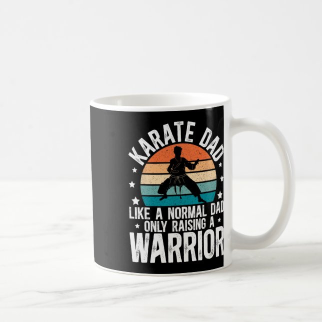 Mug Papa Karaté Élevant Un Guerrier Papa Karaté  (Droite)