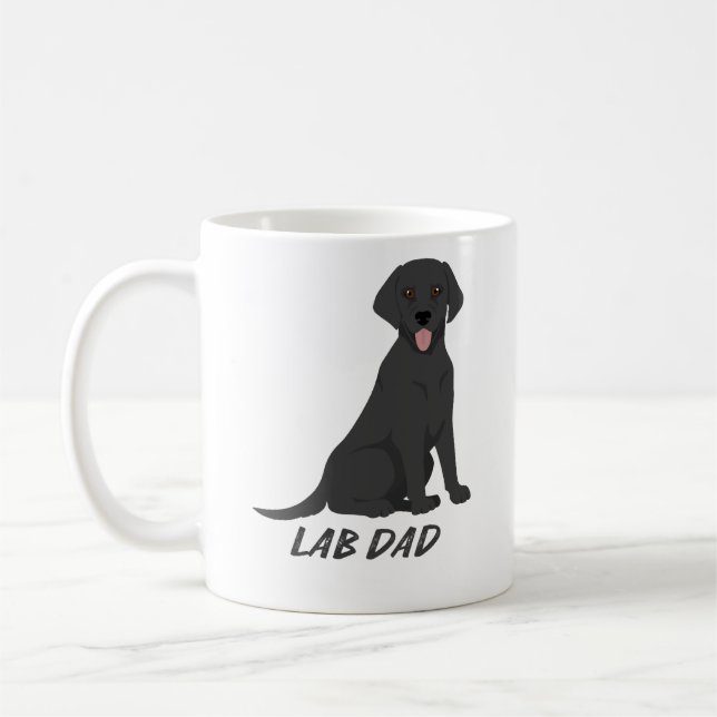 Mug Papa Lab � Fier proprietaire de chien Labrador Ret (Gauche)