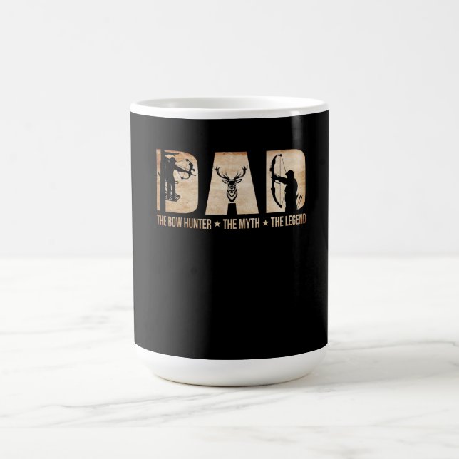 Mug Papa Le Chasseur De Bow Mythe Légende Chasse Cadea (Centre)