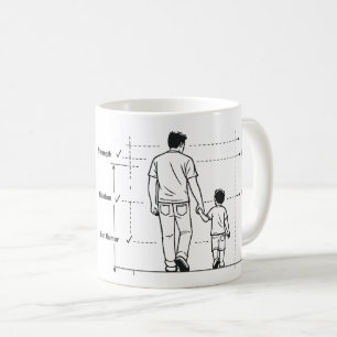 Mug Papa Le Plan Initial   Humour de Papa Drôle 
