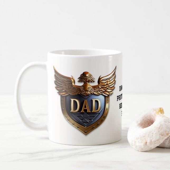 Mug Papa, le protecteur indéfectible et la Fête des pè (Avec donut)