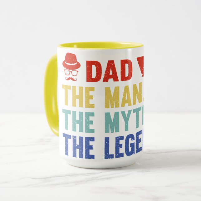Mug Papa. L'Homme, Le Mythe, La Légende. (Devant gauche)