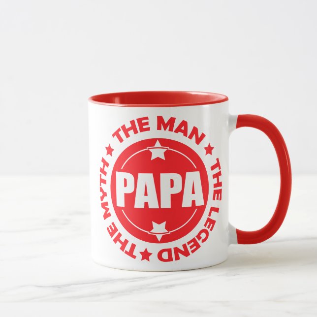 Mug Papa. L'Homme. Le Mythe. La Légende. (Droite)