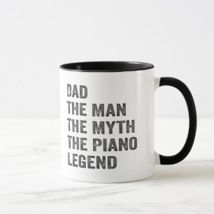 Mug Papa l'homme le mythe la légende du piano
