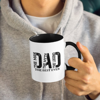 Mug Papa L'Homme Le Mythe La Légende Texte Personnalis