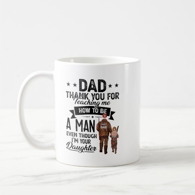 Mug Papa merci pour la chemise (Gauche)