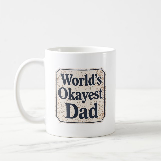 Mug Papa Moyennement Génial (Gauche)