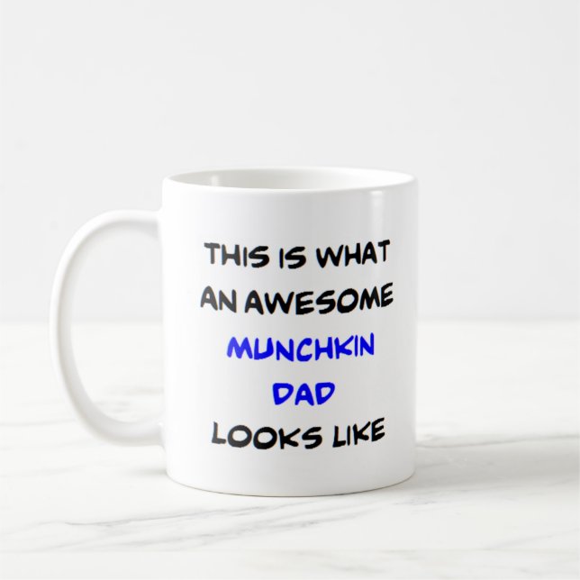 Mug papa munchkin, génial (Gauche)