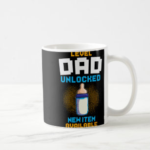 Mug Papa Niveau Débloqué Annonce de Grossesse Gamer Pa