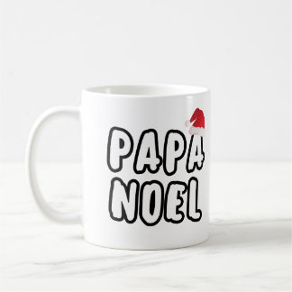 Mug Papa Noel Santa Hat Noël Typographie
