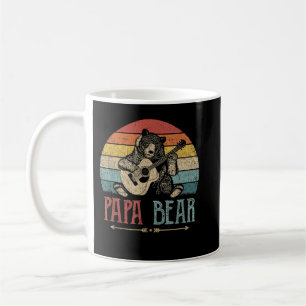 Mug Papa Ours Mignon Vintage Fête des Pères Rétro Papa