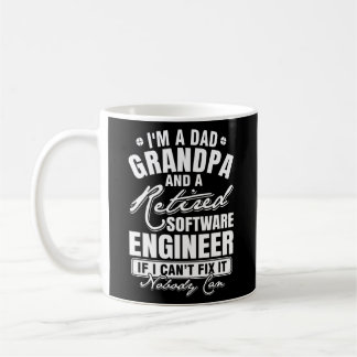 Mug Papa papa grand-père et un ingénieur logiciel à la
