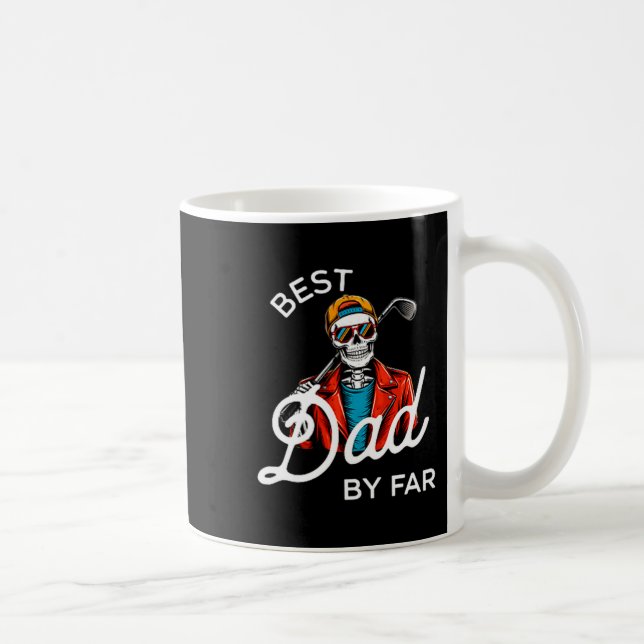 Mug Papa par drôle de chemise de golf papa  (Droite)