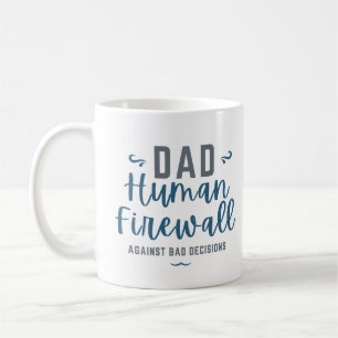 Mug Papa Pare-feu Humain Drôle 