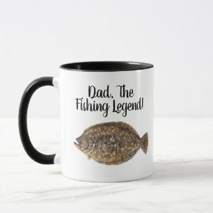 Mug Papa Pêche Légende Pêche Poisson Pêcheur