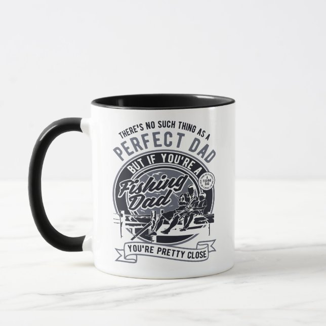 Mug Papa Pêcheur Papa Parfait (Gauche)
