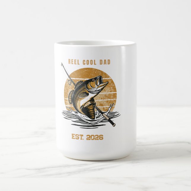 Mug Papa Pêcheur Super Cool Graphique de Pêche pour la (Centre)