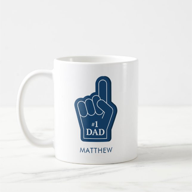 Mug Papa personnalisé garde d'anniversaire (Gauche)