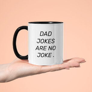 Mug Papa plaisante une citation modifiable