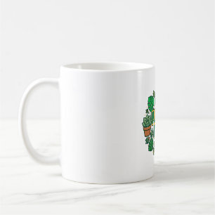 Mug Papa plante drôle typographie de plante d'intérieu