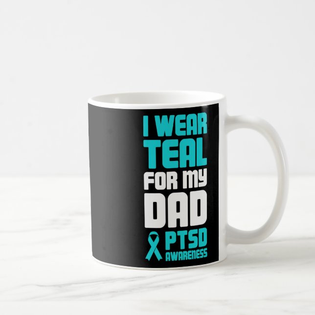 Mug Papa Post Stress Traumatique Ptsd Sensibilisation (Droite)