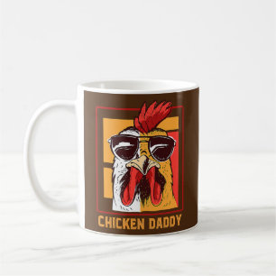 Mug Papa Poule Antiquité Éleveur de Volailles Coq