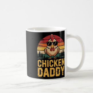 Mug Papa Poule Drôle D'élevage De Volailles Père Qui R
