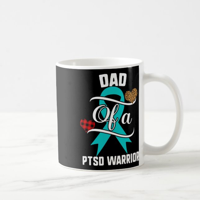 Mug Papa Ptsd Sensibilisation Leopard Stress post-trau (Droite)
