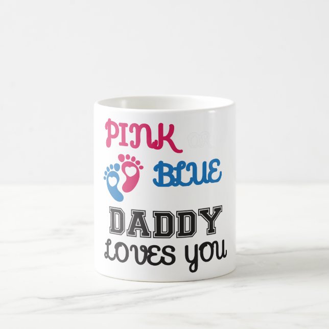 Mug Papa rose ou bleu t'aime (Centre)