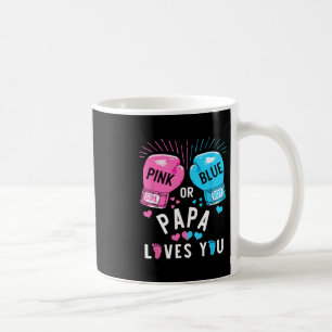 Mug Papa Rose Ou Bleu Vous Aime Boxer Genre Révéler P