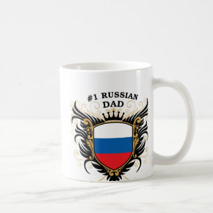 Mug Papa russe du numéro un