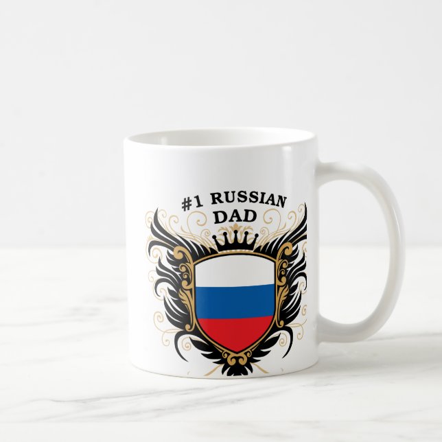 Mug Papa russe du numéro un (Droite)