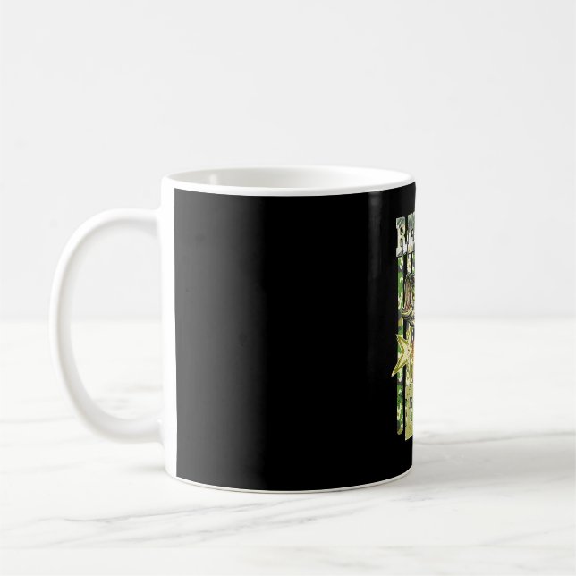Mug Papa super cool drôle pêche bass (sur le dos)  (Gauche)
