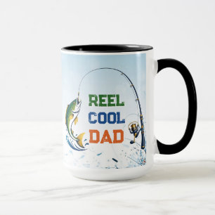 Mug Papa Super Cool Pêche Pun Drôle Cadeau Fête des Pè