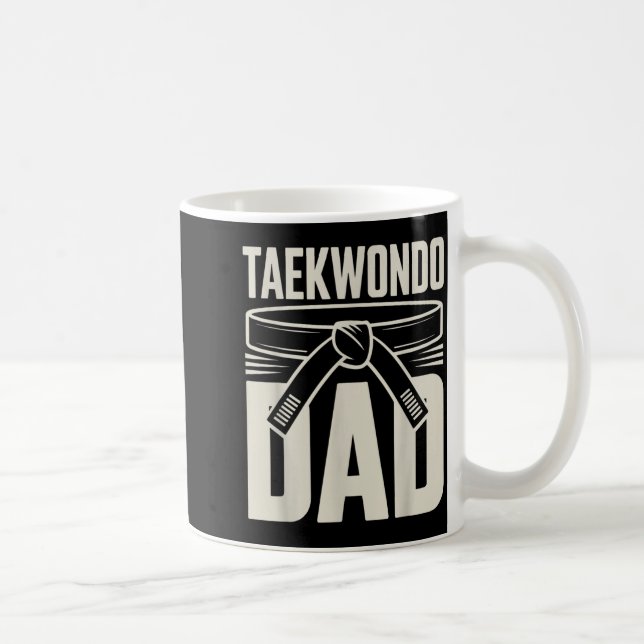 Mug Papa Taekwondo Drôle (Droite)