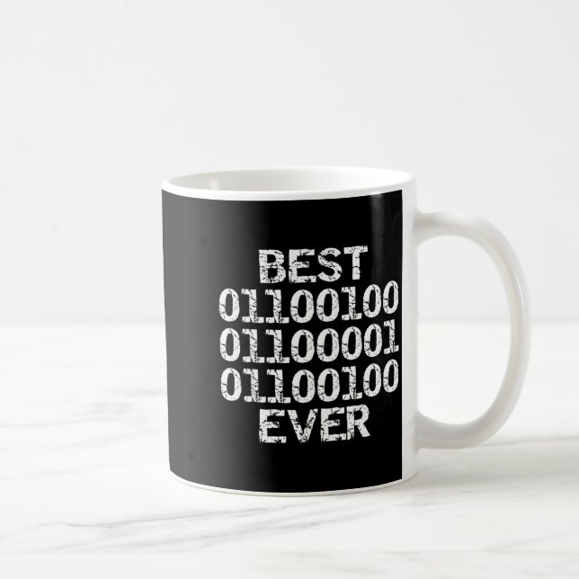 Mug Papa toujours en code binaire Ingénieur logiciel p (Droite)