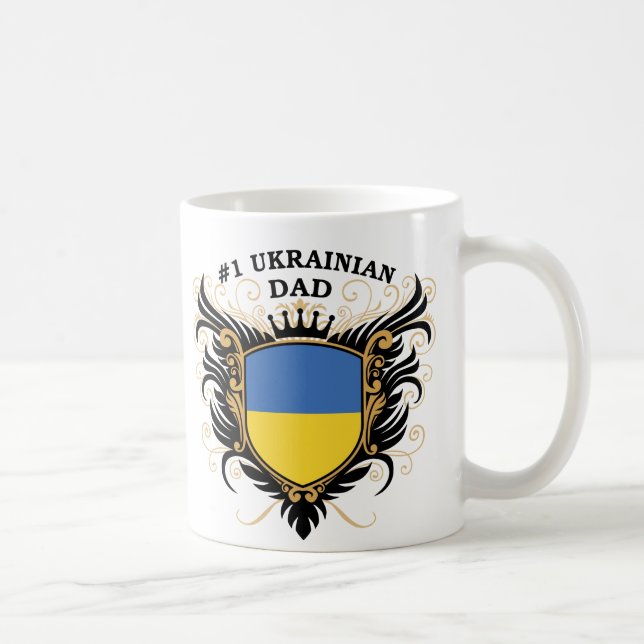 Mug Papa ukrainien du numéro un (Droite)