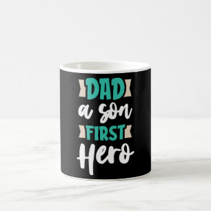 Mug Papa un fils Premier héros