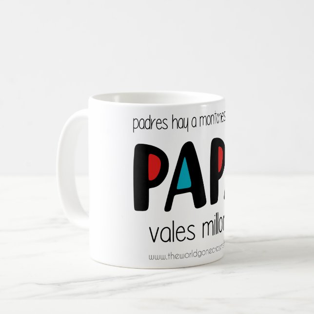 Mug Papa vales millones (Devant gauche)