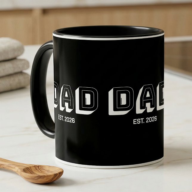 Mug Papa Varsity Gras Établi (Créateur téléchargé)