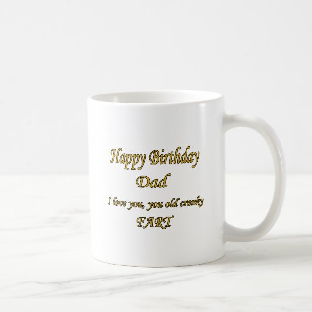 Mug Papa, vieux pet excentrique (Droite)