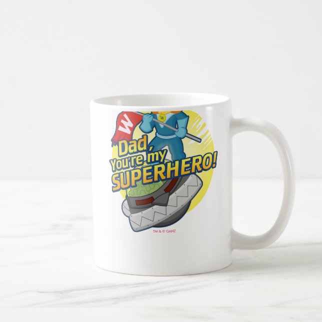 Mug Papa, vous êtes mon super héros (Droite)