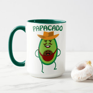 Mug Papacado Papa Avocado Cute Baby Funny Papa