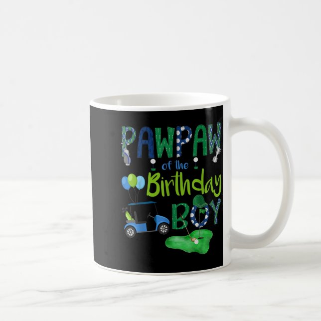 Mug Papapaw du garçon d'anniversaire trou en un golf a (Droite)