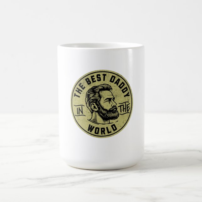 Mug Papas Légendaires Cool – Conception de Typographie (Centre)