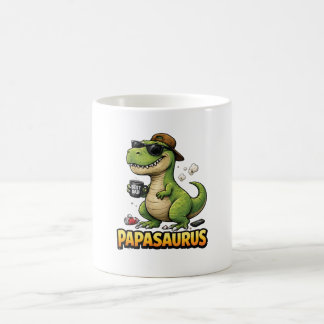 Mug Papasaurus Funny Dad