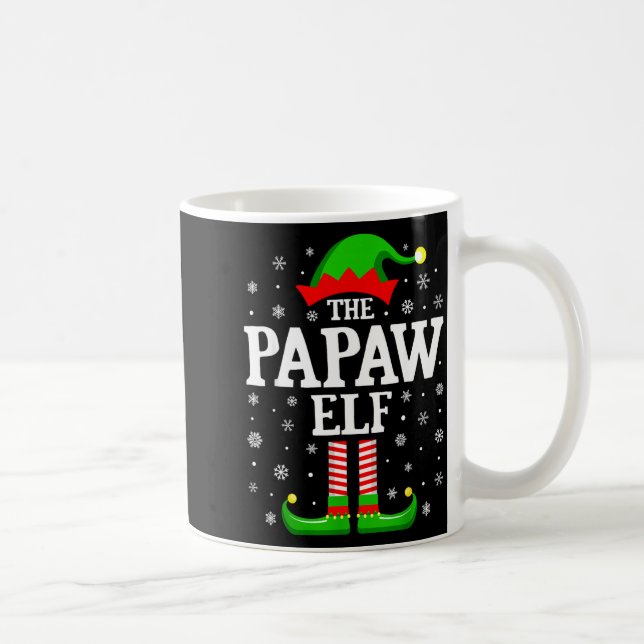 Mug Papaw Elf Funny Christmas Family Matching  (Droite)