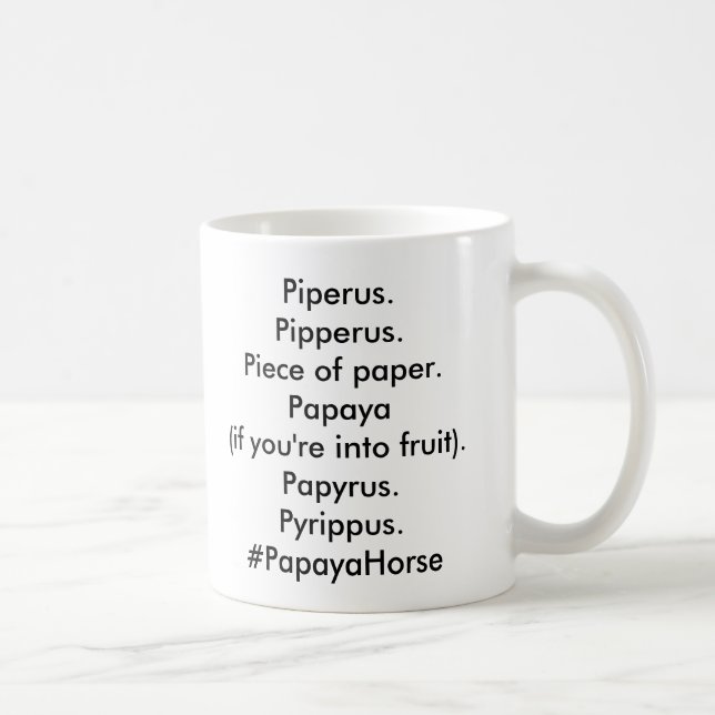 Mug #PapayaHorse (Droite)