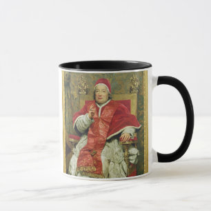Mug Pape Clement XIII (1693-1769) (huile sur la toile)
