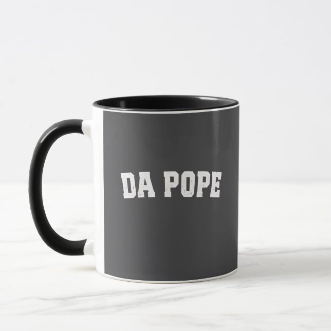 Mug Pape Léon XIV Église chrétienne Da Pope Da  (Gauche)